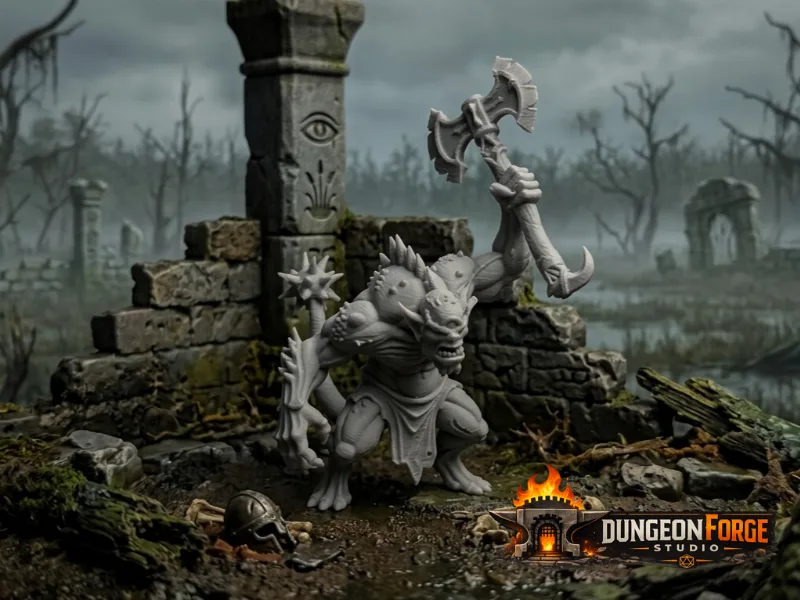 D&D Miniature - Fimir HeroQuest inspired by 1989