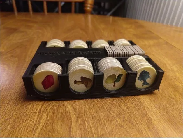 Above and Below Game Piece Organizer