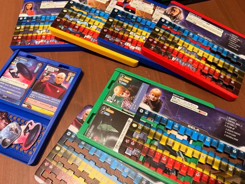 Character Trays for Star Trek Captains Chair