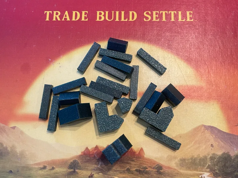Catan Board Game Replacement Pieces Full Base Set
