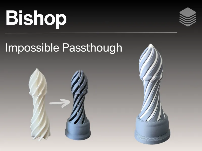 Bishop Chess Piece Impossible Passthrough
