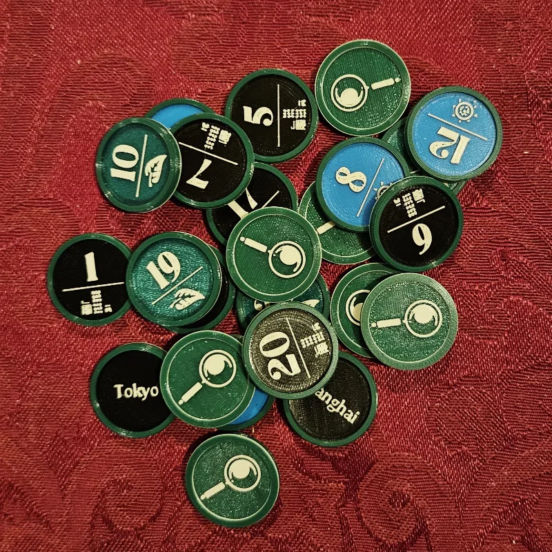 Eldritch Horror Clue Tokens