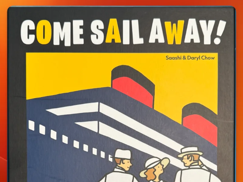 Come Sail Away Board Game Insert