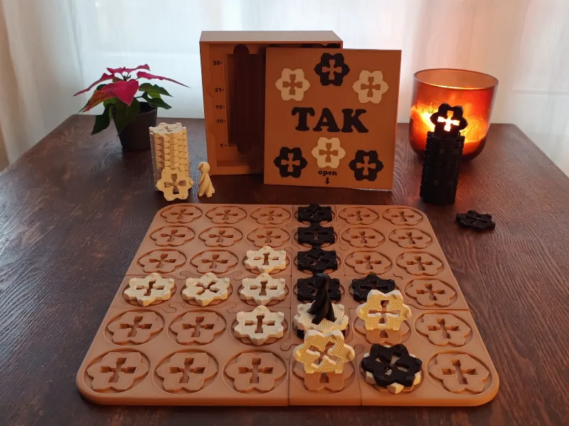 Tak – Modular Puzzle Game Board (5×5 & 6×6)