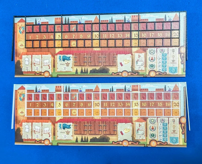 Coimbra Board Game - Player board (cut) snap-on
