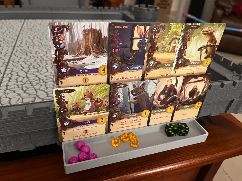 Card and Token holder for StageTop 3D Stronghold