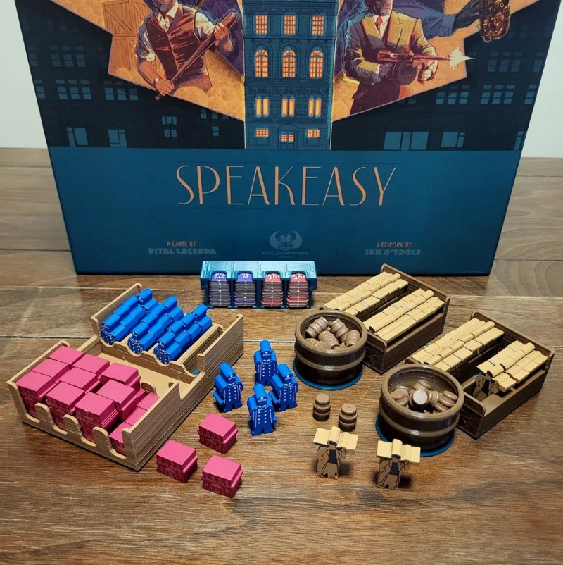Speakeasy: Cop, Mobster Speakeasy, Barrel, and Goon Trays