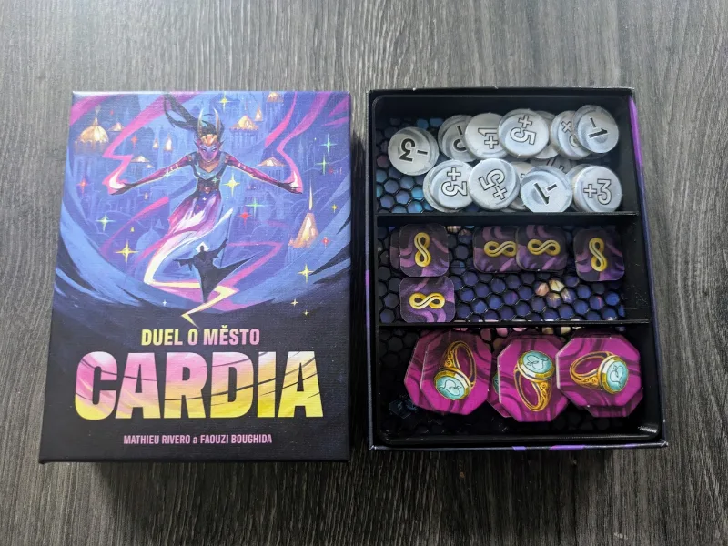 Duel for Cardia - boardgame insert
