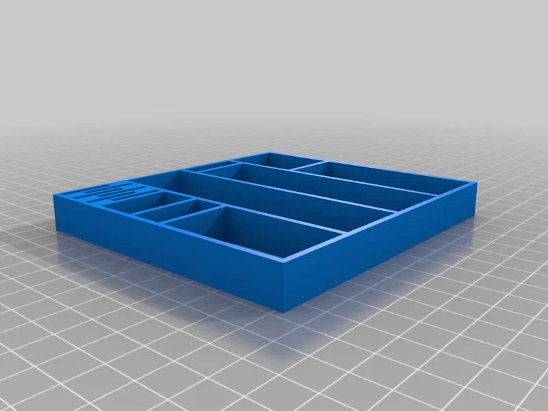 Marker / Token tray for 25mm square for Mansions of Madness