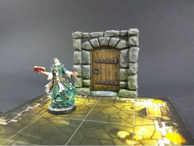 Dungeon doors for Descent: Journeys in the Dark 2ed boardgame