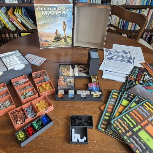 Terraforming Mars: Ares Expedition  - Organizer / Insert - All expansions in one box 3D print model