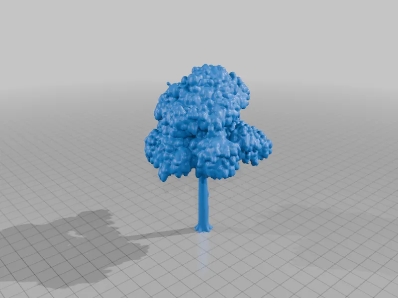 28mm DND Tall Whimsical Cloudy Canopy Tree Terrain StarForge Kits 3D Print STL File