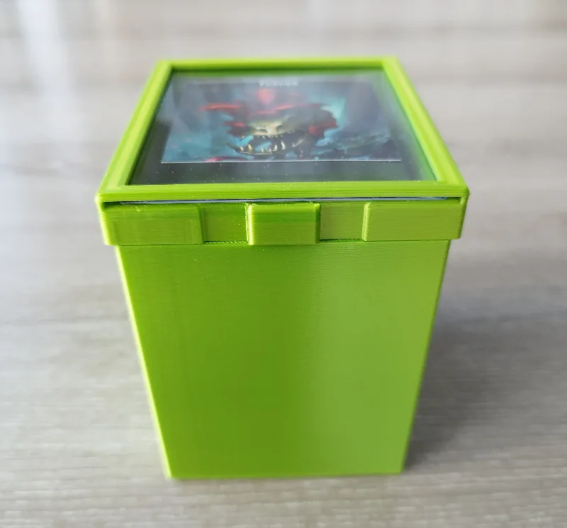 Deck box for trading card magic the gathering - 100 double sleeved cards