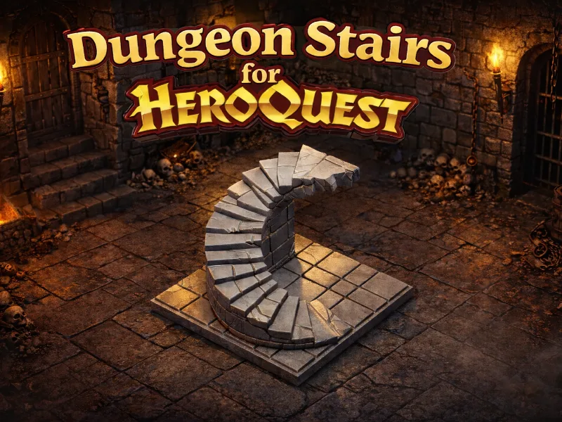 Dungeon Stairs for HeroQuest