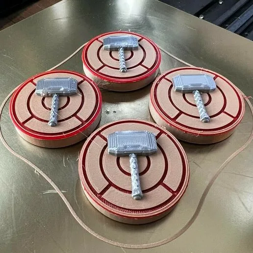 Crokinole Hammer Token - Single Print Version