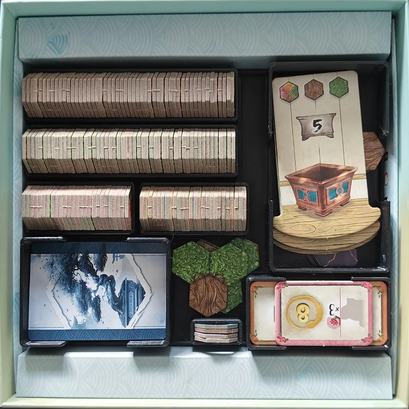 Bonsai board game organizer/insert