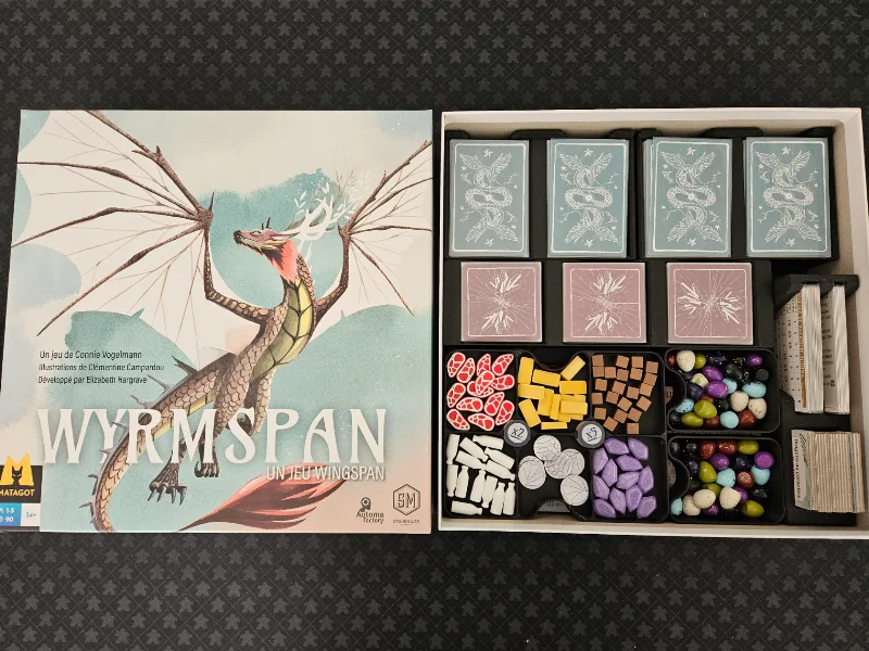 Wyrmspan with Dragon Academy exp - Insert
