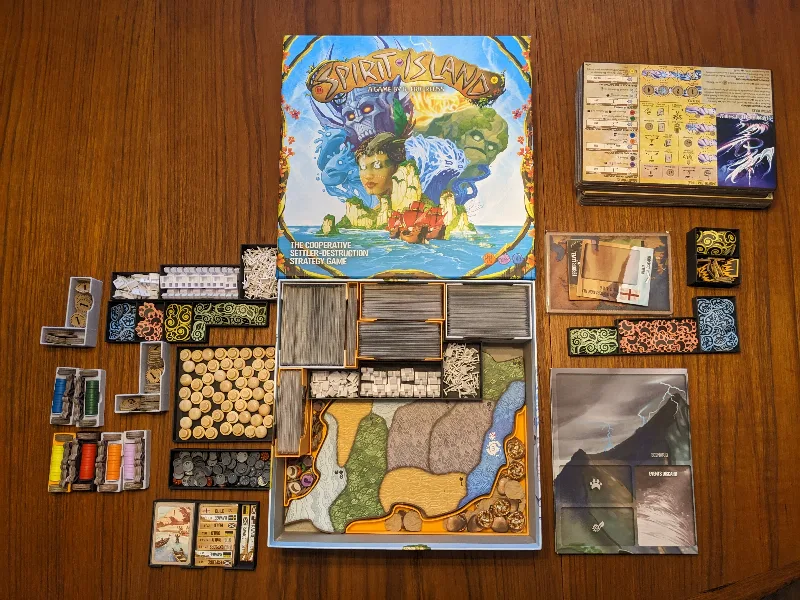 Spirit Island - One box insert (fits base game + Branch & Claw + Jagged Earth + Feather & Flame)