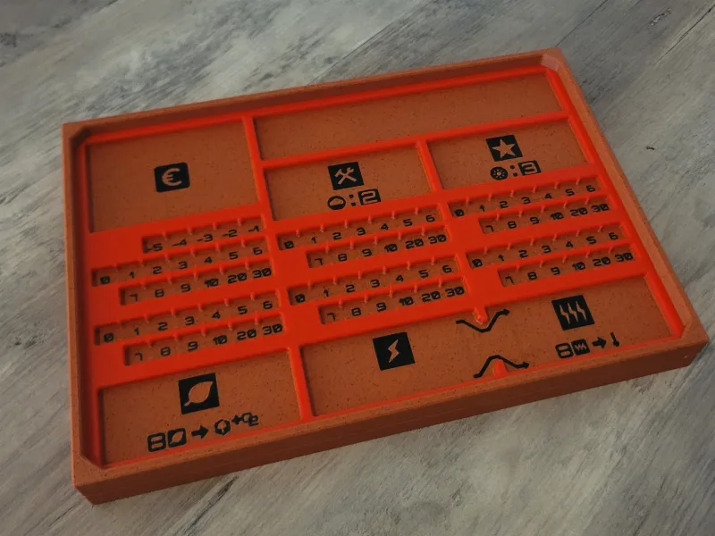 Terraforming Mars Player Tray