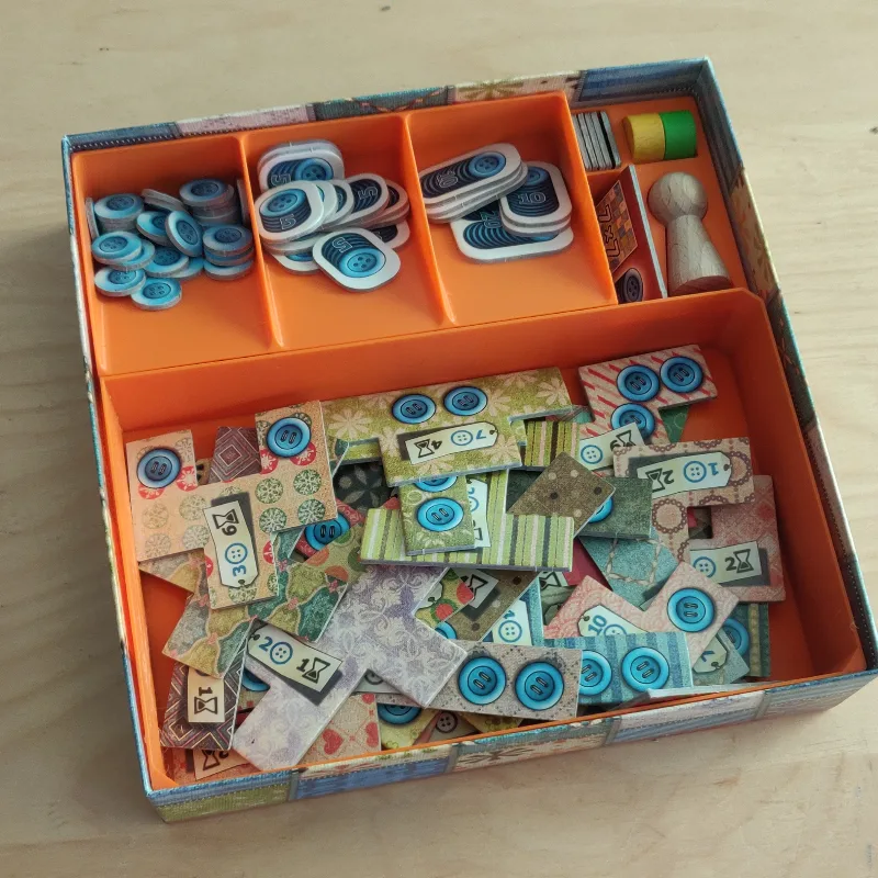 Patchwork boardgame insert