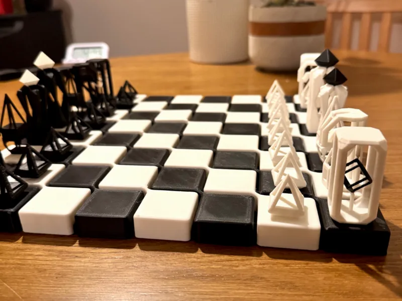 Geometric Chess Set