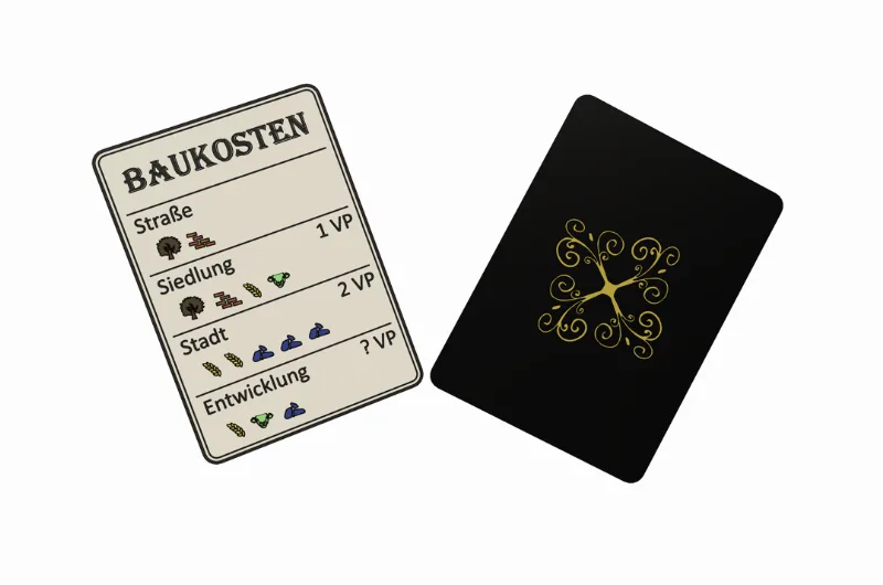 Catan Baukostenkarte
