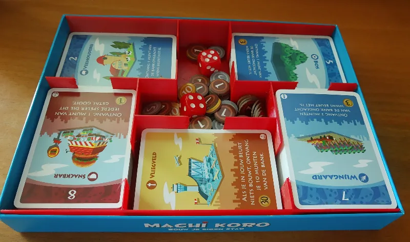 Machi Koro insert for 17x23cm box