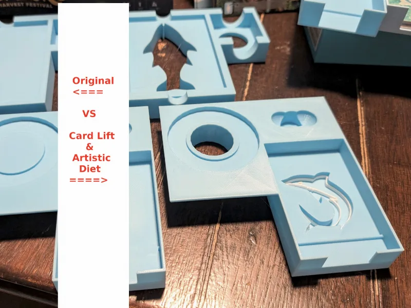 Finspan Game Insert - Card Lift & Artistic Diet