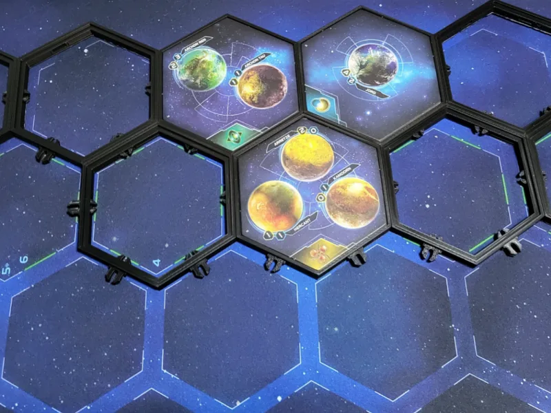Twilight Imperium Hexagon with Clips for A1 mini