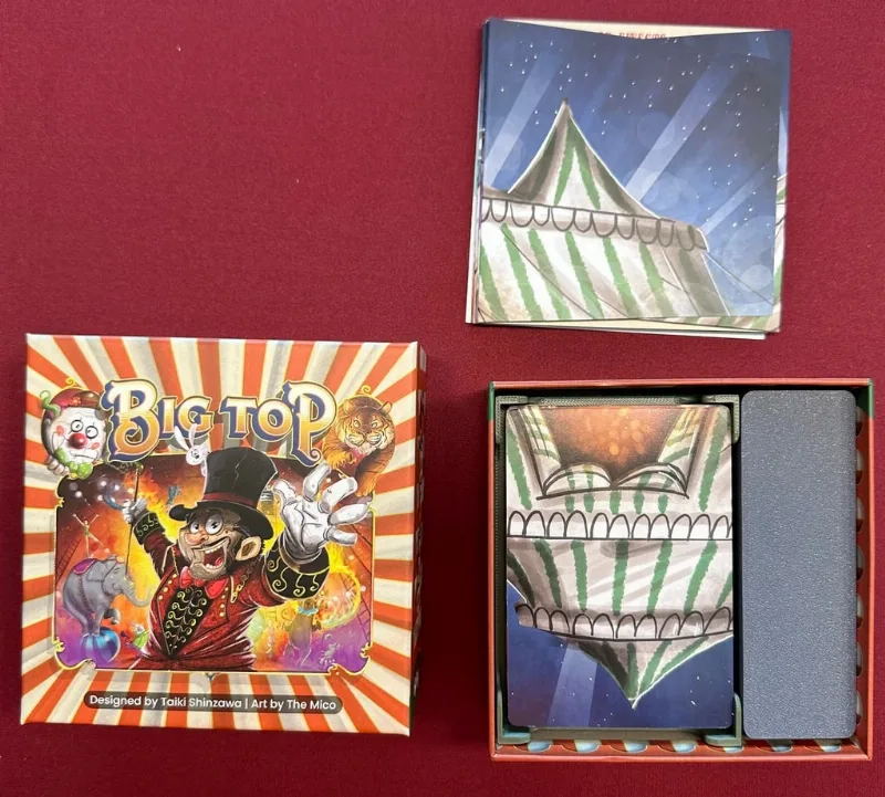 Big Top game insert