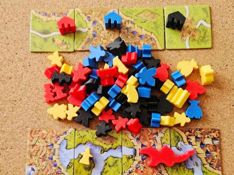 Carcassonne - meeples for all expansions