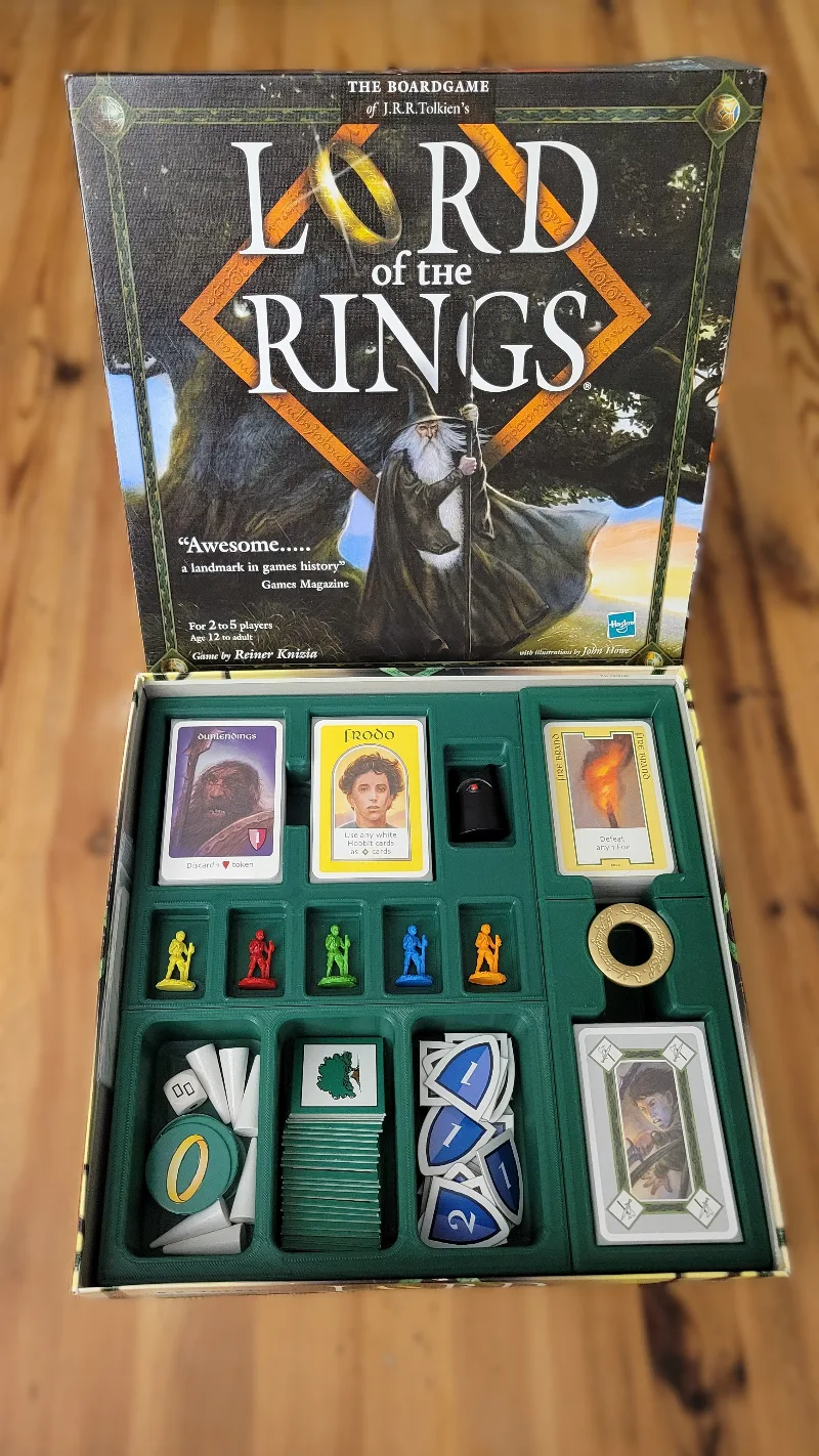 The Lord of The Rings - Board Game Insert