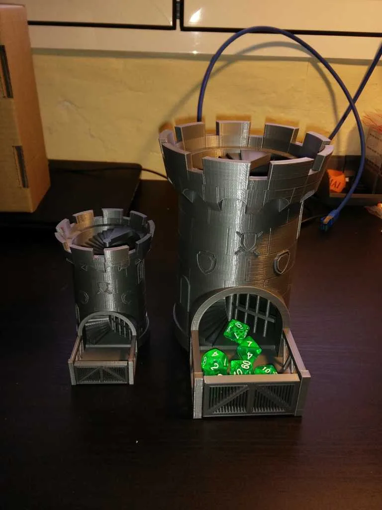 Castle dice tower Hight Resollution and supports