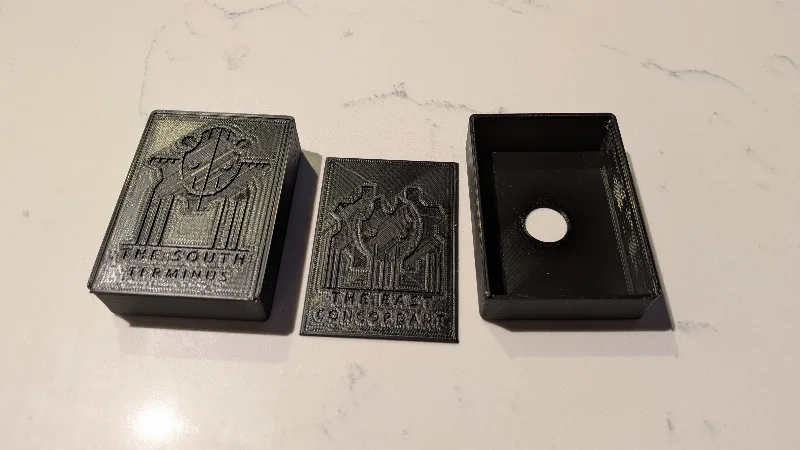 East: Concordant and South: Terminus Game Boxes