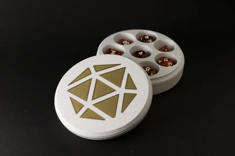 Circular Dice Container