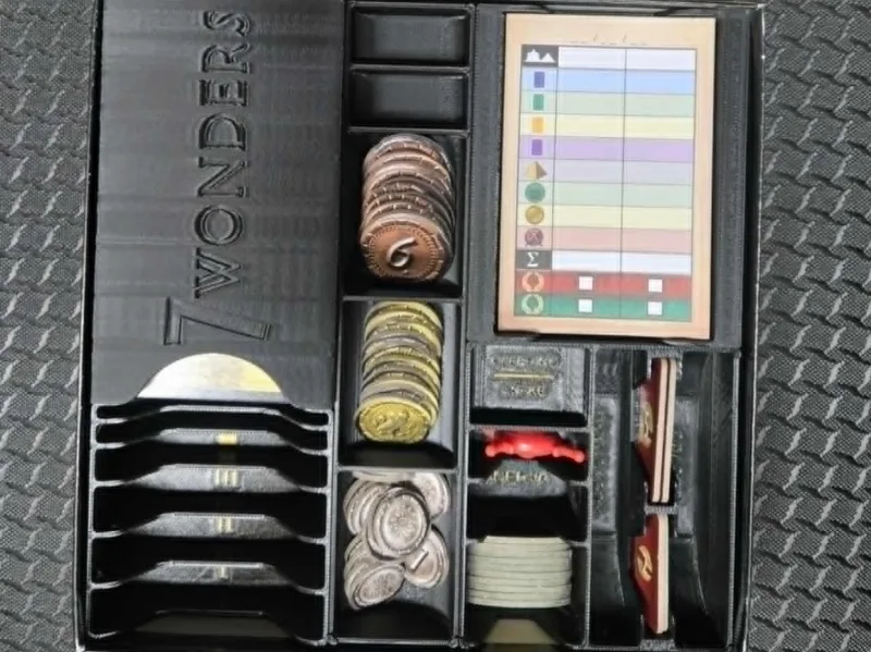 7 Wonders Duel Remixed Trays w/Edited Text Depth