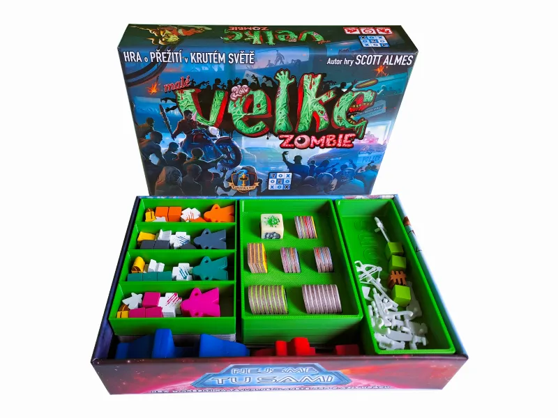Tiny Epic Zombies board game insert