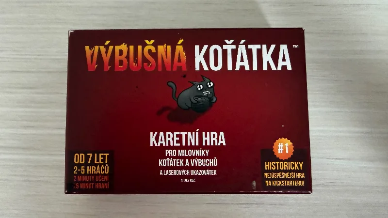 Exploding kittens + expansions insert