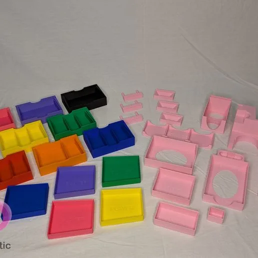 3D Printable Box Organizer Compatible with Quacks All-In Edition