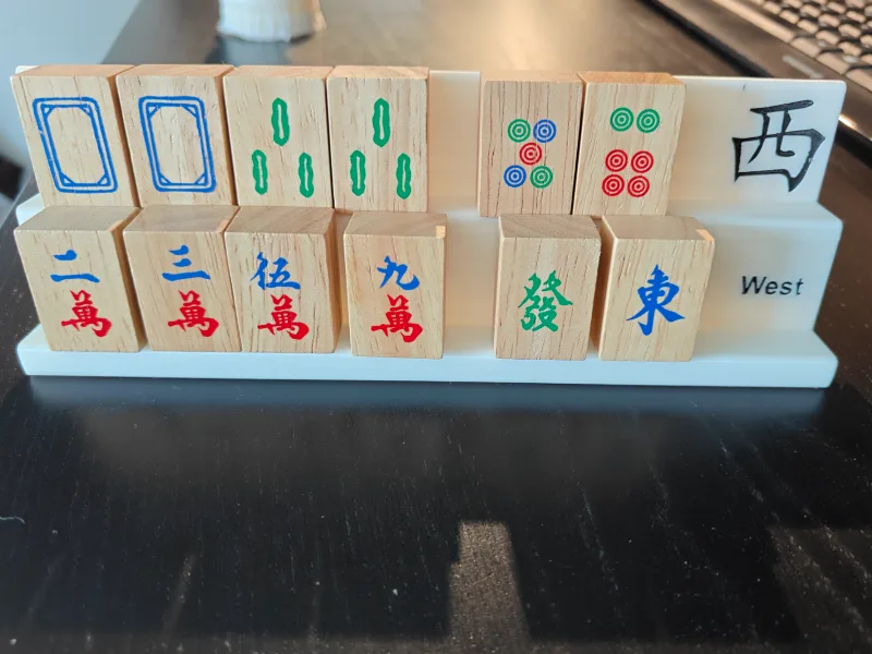 Mahjong tile stands