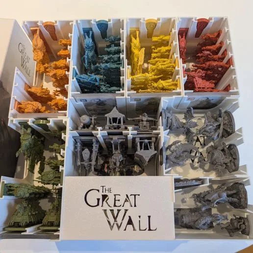 The Great Wall Boardgame - All-In - One Box - Sleeved & Walls Assembled