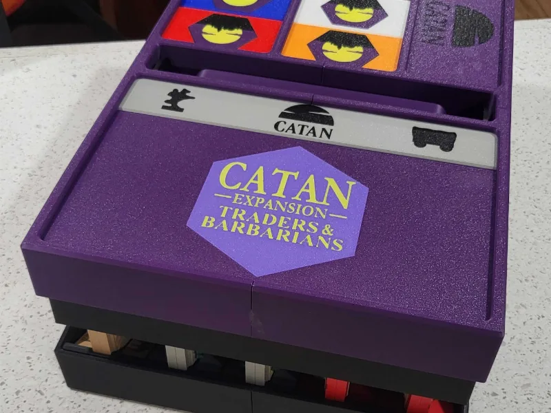 3D Catan Traders and Barbarians Case Remix