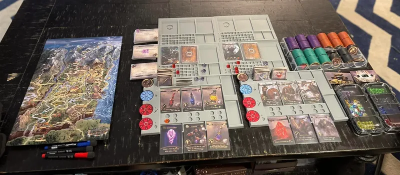 the isofarian guard player and enemy board
