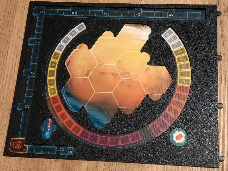 Terraforming Mars Ares Expedition board overlay