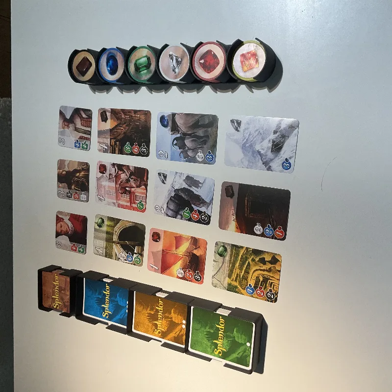 Splendor Board Game Chip and Card Holders