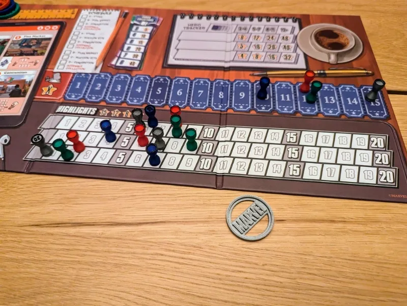 Comic Hunters Board Game Alternate Player Markers