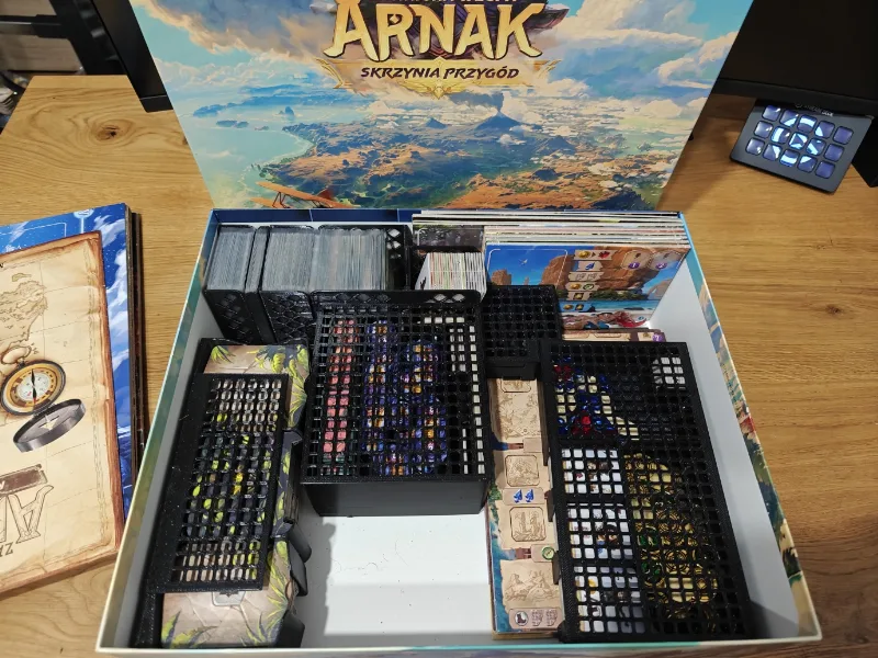 Lost Ruins Of Arnak Adventure Chest Board Game ALL IN