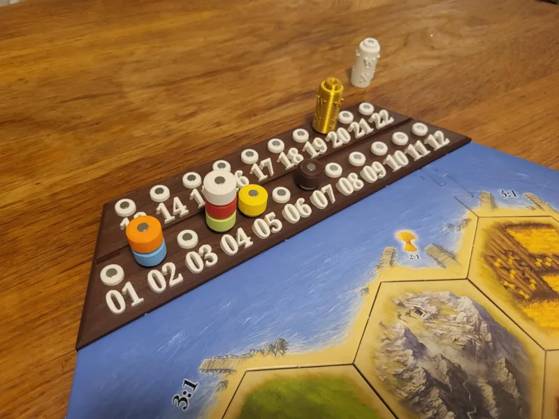 Victory point counter for Settlers of Catan
