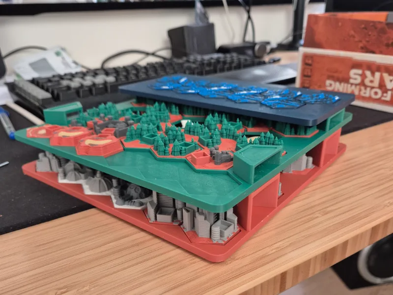 Terraforming mars stackable trays