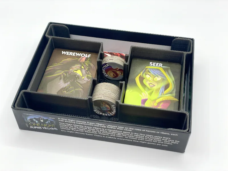 One Night Ultimate Werewolf Game Box Insert